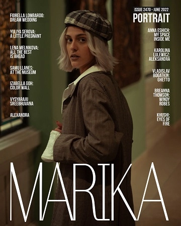 Trabajo de Samu Llanes siendo usado en revista digital Marika